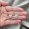 Sterling Silver Stud Earring, Polished, Silver Finish, 02.407.0001