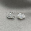 Sterling Silver Stud Earring, with Ivory Pearl, Polished, Silver Finish, 02.399.0056