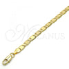 Oro Laminado Basic Bracelet, Gold Filled Style Polished, Golden Finish, 04.63.1335.08