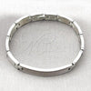 Stainless Steel Solid Bracelet, Polished, Steel Finish, 03.114.0411.08