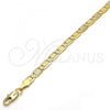 Oro Laminado Basic Necklace, Gold Filled Style Polished, Golden Finish, 04.63.1337.24