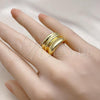 Oro Laminado Elegant Ring, Gold Filled Style Polished, Golden Finish, 01.341.0158