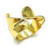 Oro Laminado Elegant Ring, Gold Filled Style Polished, Golden Finish, 01.60.0015