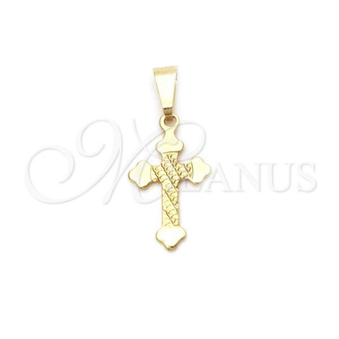 Oro Laminado Religious Pendant, Gold Filled Style Polished, Golden Finish, 05.02.0062