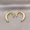 Oro Laminado Stud Earring, Gold Filled Style Polished, Golden Finish, 02.195.0233