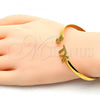 Oro Laminado Individual Bangle, Gold Filled Style Polished, Golden Finish, 07.185.0016.04 (05 MM Thickness, Size 4 - 2.25 Diameter)