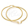 Oro Laminado Large Hoop, Gold Filled Style Polished, Golden Finish, 5.134.004.60