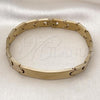 Stainless Steel Solid Bracelet, Polished, Golden Finish, 03.114.0374.09