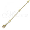 Oro Laminado Basic Anklet, Gold Filled Style Polished, Golden Finish, 04.213.0227.10