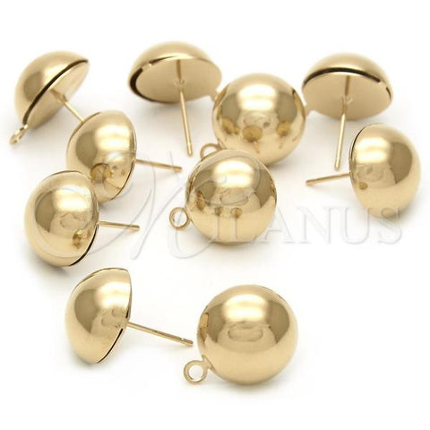 Oro Laminado Lock, Gold Filled Style Polished, Golden Finish, 12.63.0013