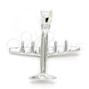 Sterling Silver Fancy Pendant, Airplane Design, Polished,, 05.398.0046