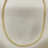 Oro Laminado Basic Necklace, Gold Filled Style Polished, Golden Finish, 04.213.0094.24