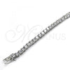 Rhodium Plated Fancy Necklace, with White Cubic Zirconia, Polished, Rhodium Finish, 04.284.0006.1.24