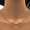 Oro Laminado Basic Necklace, Gold Filled Style Polished, Golden Finish, 04.213.0066.22