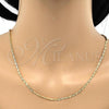 Oro Laminado Basic Necklace, Gold Filled Style Polished, Golden Finish, 04.213.0081.18