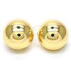 Oro Laminado Leverback Earring, Gold Filled Style Polished, Golden Finish, 02.163.0044