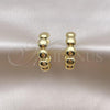 Oro Laminado Medium Hoop, Gold Filled Style Polished, Golden Finish, 02.341.0152.30