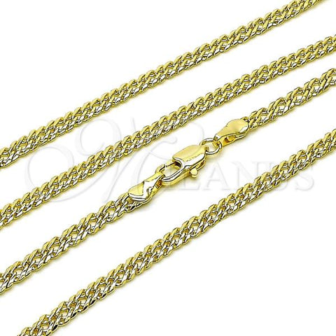 Oro Laminado Basic Necklace, Gold Filled Style Polished, Golden Finish, 04.213.0338.20