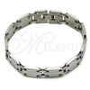 Stainless Steel Solid Bracelet, Polished, Steel Finish, 03.114.0382.5.08