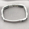 Stainless Steel Solid Bracelet, Polished, Steel Finish, 03.114.0397.09