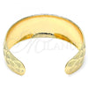 Oro Laminado Individual Bangle, Gold Filled Style Polished, Golden Finish, 07.101.0021 (25 MM Thickness, One size fits all)