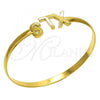 Oro Laminado Individual Bangle, Gold Filled Style Polished, Golden Finish, 07.185.0016.05 (05 MM Thickness, Size 5 - 2.50 Diameter)