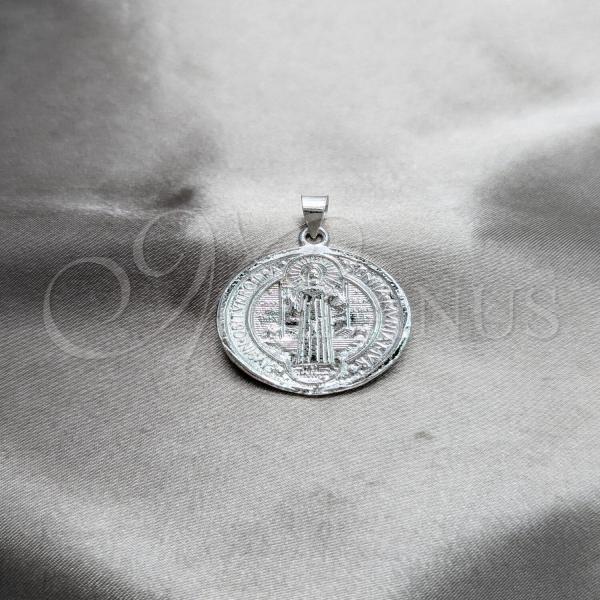 Sterling Silver Religious Pendant, Polished, Silver Finish, 05.392.0110