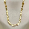 Oro Laminado Basic Necklace, Gold Filled Style Polished, Golden Finish, 04.63.1336.24