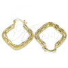 Oro Laminado Medium Hoop, Gold Filled Style Polished, Golden Finish, 02.170.0272.30