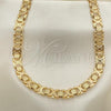 Oro Laminado Basic Necklace, Gold Filled Style Polished, Golden Finish, 04.197.0001.30