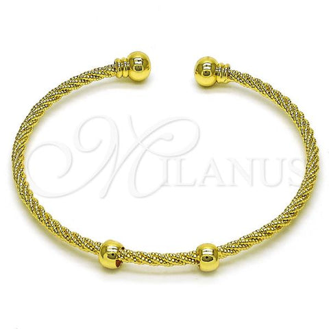 Oro Laminado Individual Bangle, Gold Filled Style Polished, Golden Finish, 07.368.0004