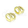 Oro Laminado Huggie Hoop, Gold Filled Style Polished, Golden Finish, 02.213.0281.12