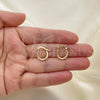 Oro Laminado Small Hoop, Gold Filled Style Polished, Golden Finish, 5.134.014.12