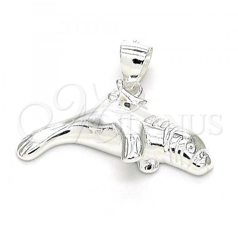 Sterling Silver Fancy Pendant, Polished,, 05.398.0048