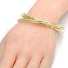 Oro Laminado Set Bangle, Gold Filled Style Diamond Cutting Finish, Golden Finish, 07.59.0063.06 (13 MM Thickness, Size 6 - 2.75 Diameter)