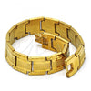 Stainless Steel Solid Bracelet, Polished, Golden Finish, 03.114.0243.1.08