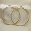 Oro Laminado Extra Large Hoop, Gold Filled Style Polished, Golden Finish, 5.134.015.80