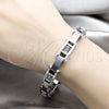 Stainless Steel Solid Bracelet, Polished, Steel Finish, 03.63.22968.09