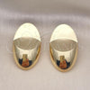 Oro Laminado Stud Earring, Gold Filled Style Polished, Golden Finish, 02.385.0032