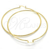 Oro Laminado Extra Large Hoop, Gold Filled Style Polished, Golden Finish, 5.134.002.70