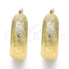 Oro Laminado Medium Hoop, Gold Filled Style Polished, Golden Finish, 02.106.0001.30