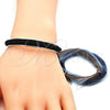 Rhodium Plated Individual Bangle, Polished, Rhodium Finish, 07.192.0029.1 (08 MM Thickness, One size fits all)