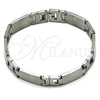 Stainless Steel Solid Bracelet, Polished, Steel Finish, 03.114.0340.2.08