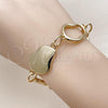 Oro Laminado Fancy Bracelet, Gold Filled Style Polished, Golden Finish, 03.429.0006.07