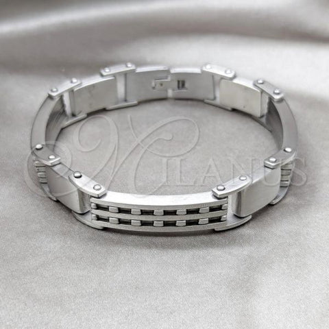 Stainless Steel Solid Bracelet, Polished, Steel Finish, 03.63.22931.09