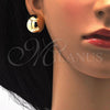 Oro Laminado Leverback Earring, Gold Filled Style Polished, Golden Finish, 02.163.0044