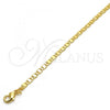 Oro Laminado Basic Necklace, Gold Filled Style Mariner Design, Polished, Golden Finish, 04.213.0030.18