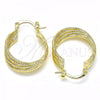 Oro Laminado Small Hoop, Gold Filled Style Polished, Golden Finish, 02.261.0062.20