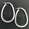 Sterling Silver Medium Hoop, Polished, Silver Finish, 02.389.0109.30