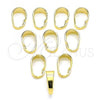 Oro Laminado Bail, Gold Filled Style Polished, Golden Finish, 5.234.018.10